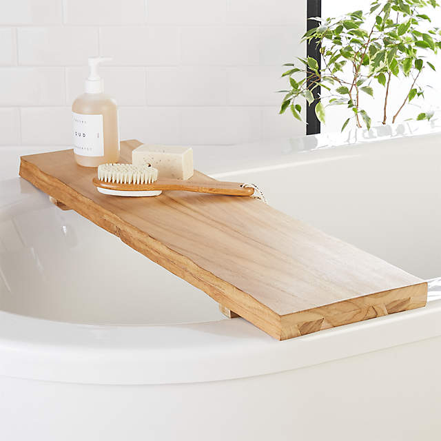 Devin 5-Slat Teak Bath Caddy