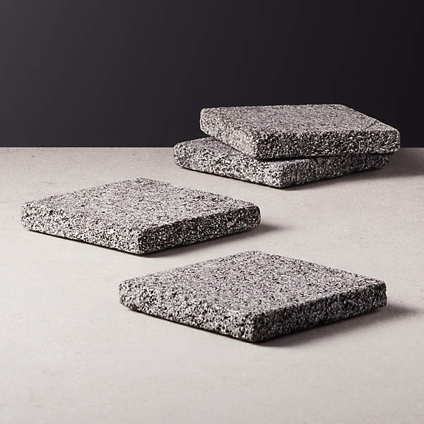 Grey stone clearance coasters