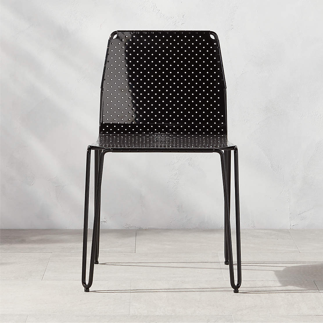 Lucinda Emerald Stacking Dining Chair + Reviews CB2 Canada