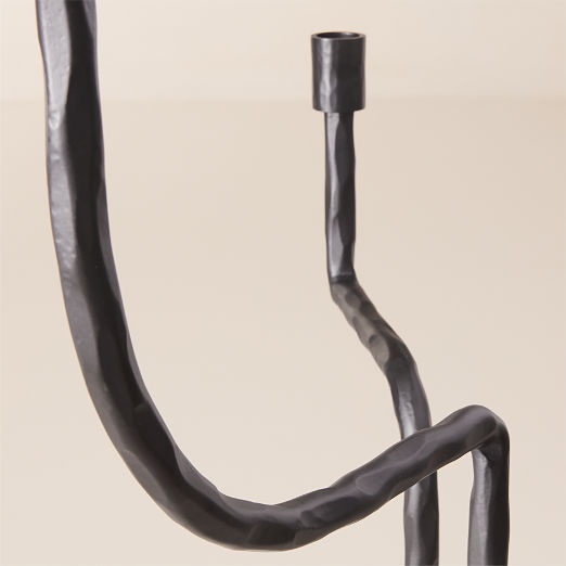 Lochan Wrought Iron Tripod Taper Candle Holder