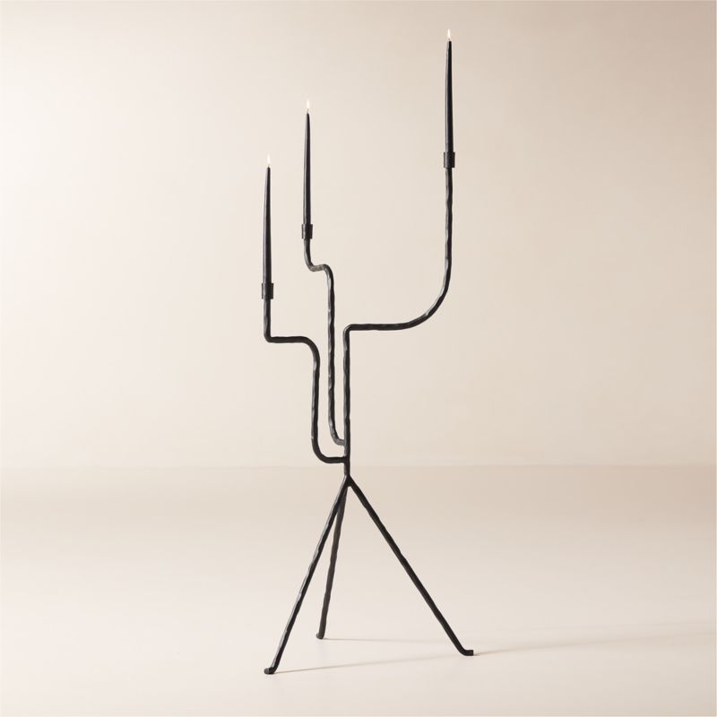 Lochan Wrought Iron Tripod Taper Candle Holder - image 0 of 4