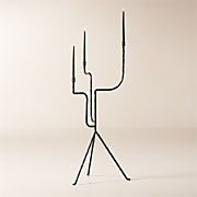 Lochan Wrought Iron Tripod Taper Candle Holder
