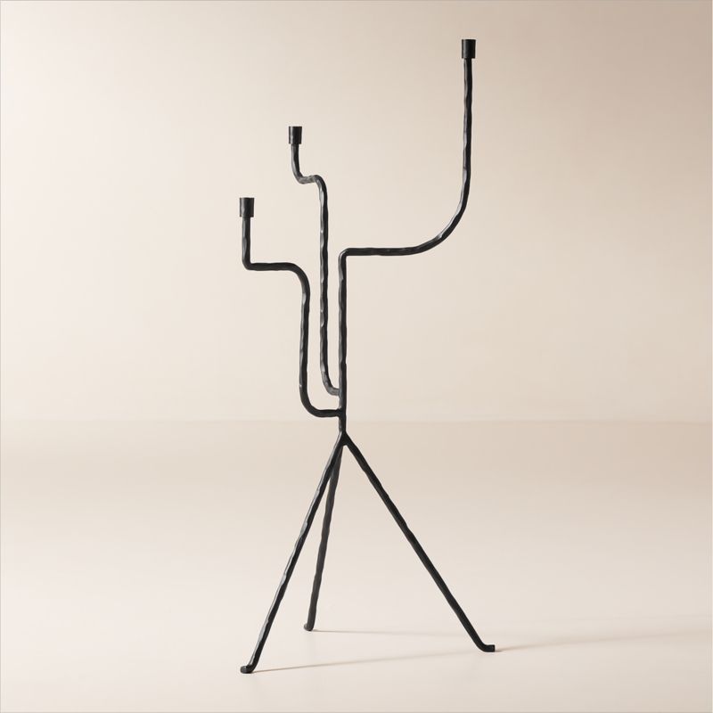 Lochan Wrought Iron Tripod Taper Candle Holder - image 1 of 4