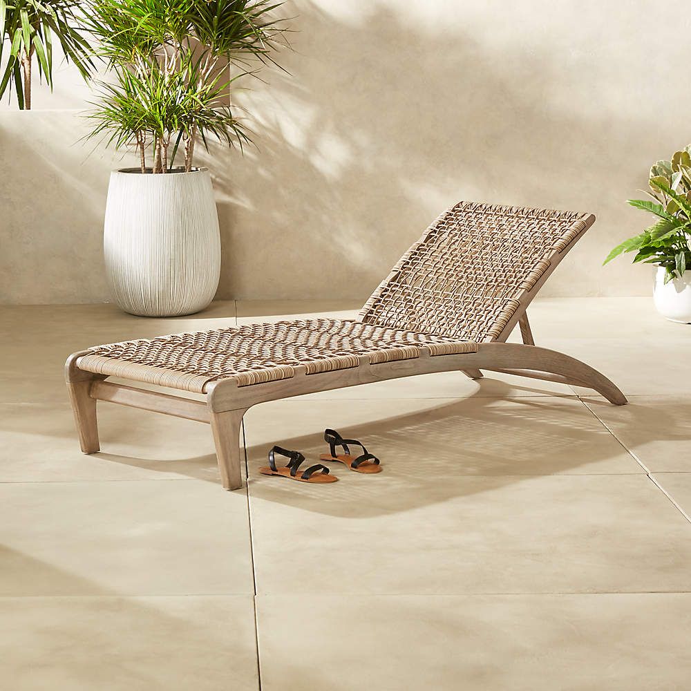 Cb2 outdoor shop chaise lounge