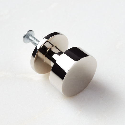 Logan Round 1" Polished Nickel Knob