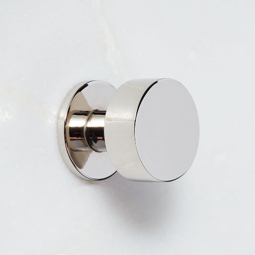 Logan Round 1" Polished Nickel Knob