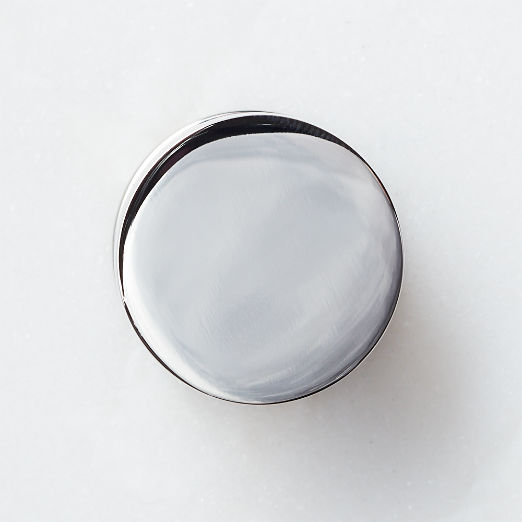 Logan Round 1" Polished Nickel Knob