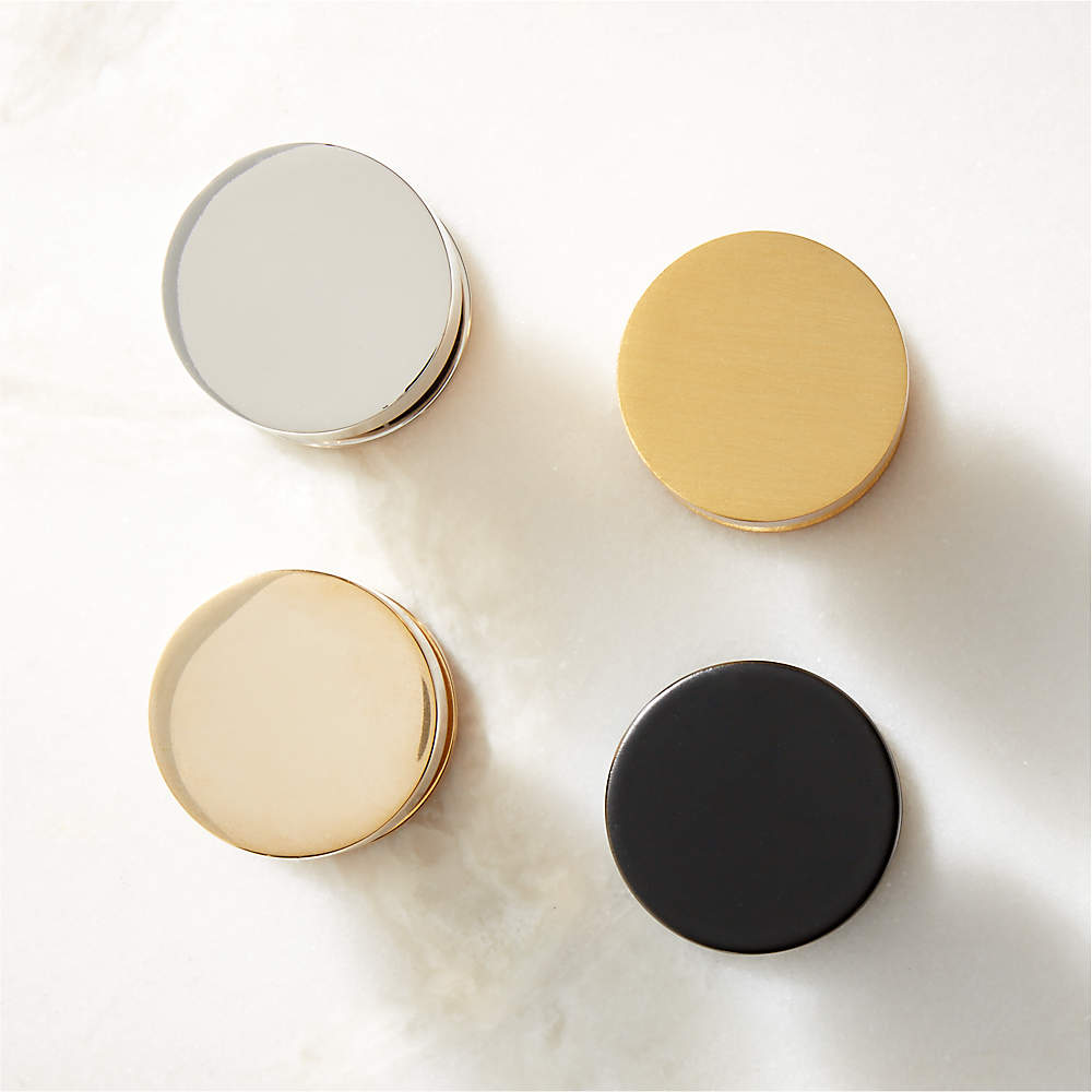 Logan Round 1.25 Brushed Brass Knob + Reviews