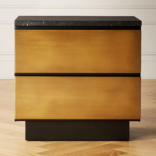 Modern Marble Nightstands CB2