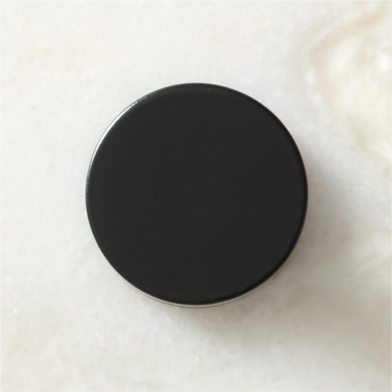Logan Round Matte Black Cabinet Knob 1" - image 1 of 3