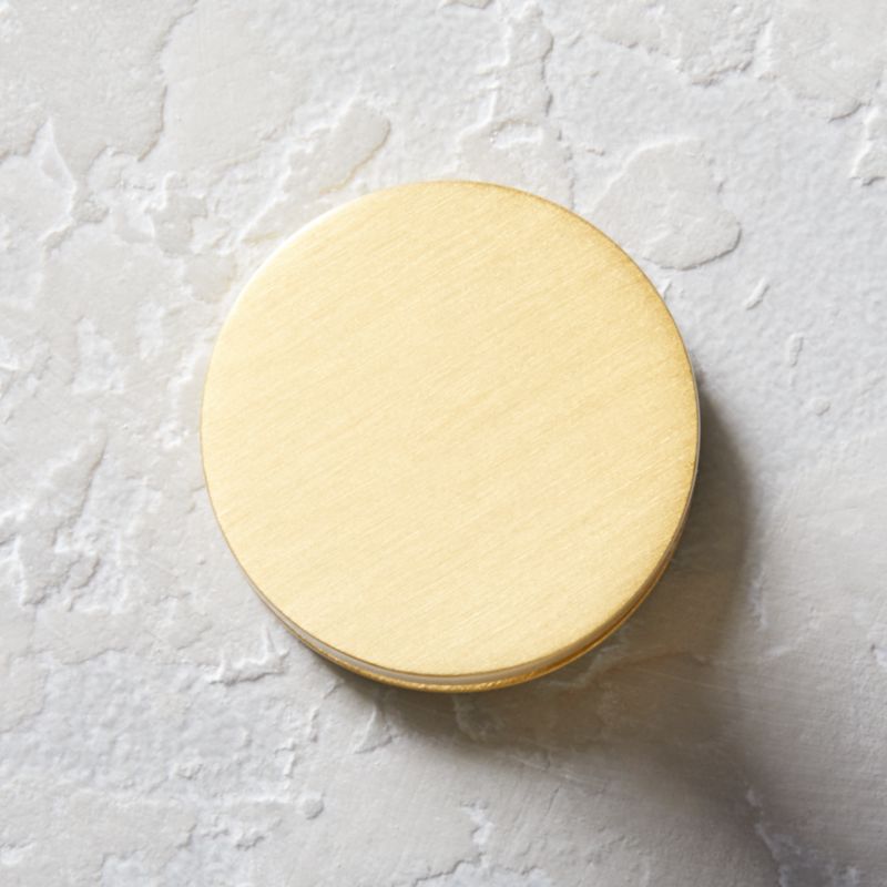 Logan Round 1.25 Brushed Brass Knob + Reviews