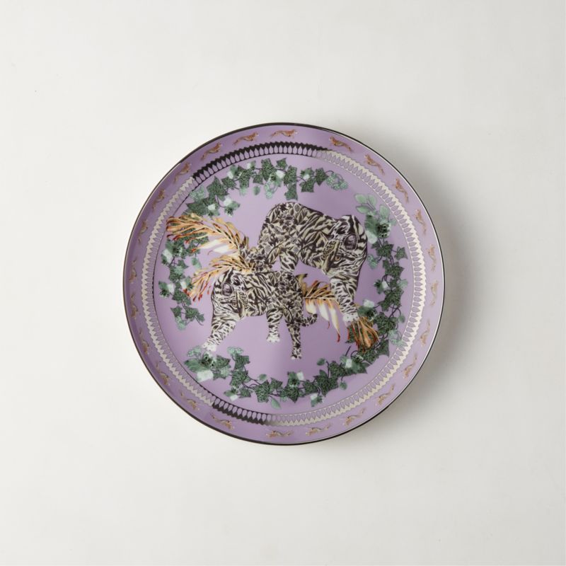 View Loki Lavender Tiger Dessert Plate details
