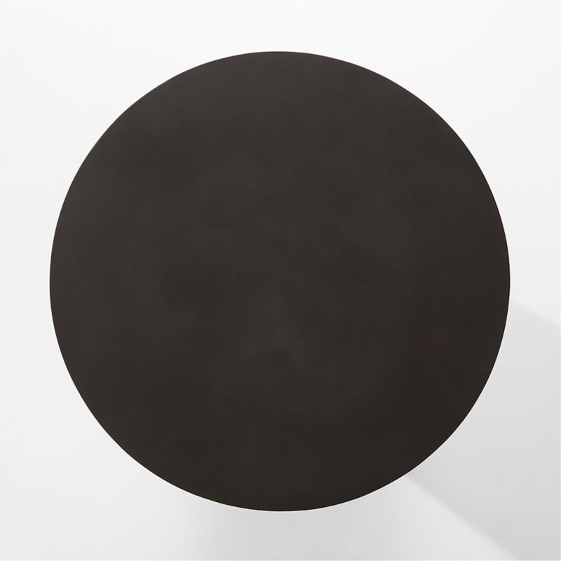 Lola 45" Round Black Concrete Dining Table - image 6 of 11