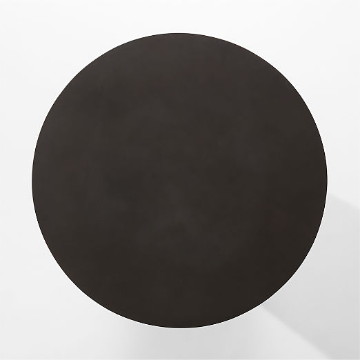 Lola 45" Round Black Concrete Dining Table