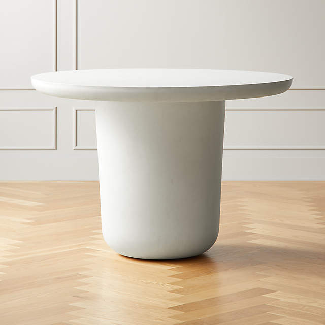 Lola Round Concrete Dining Table, Round Concrete Dining Table