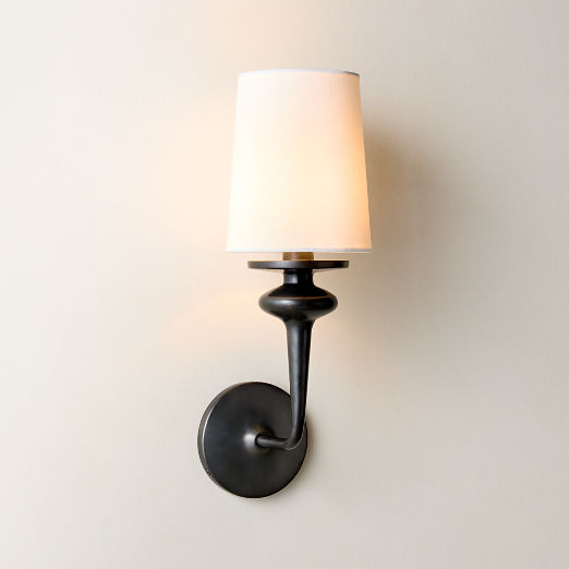 Lorent Blackened Brass Wall Sconce Set of 2