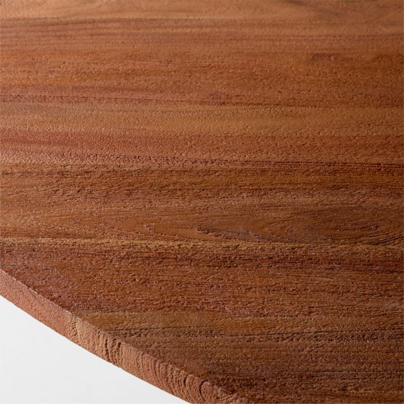 Lotto 60" Round Acacia Wood Dining Table - image 5 of 8