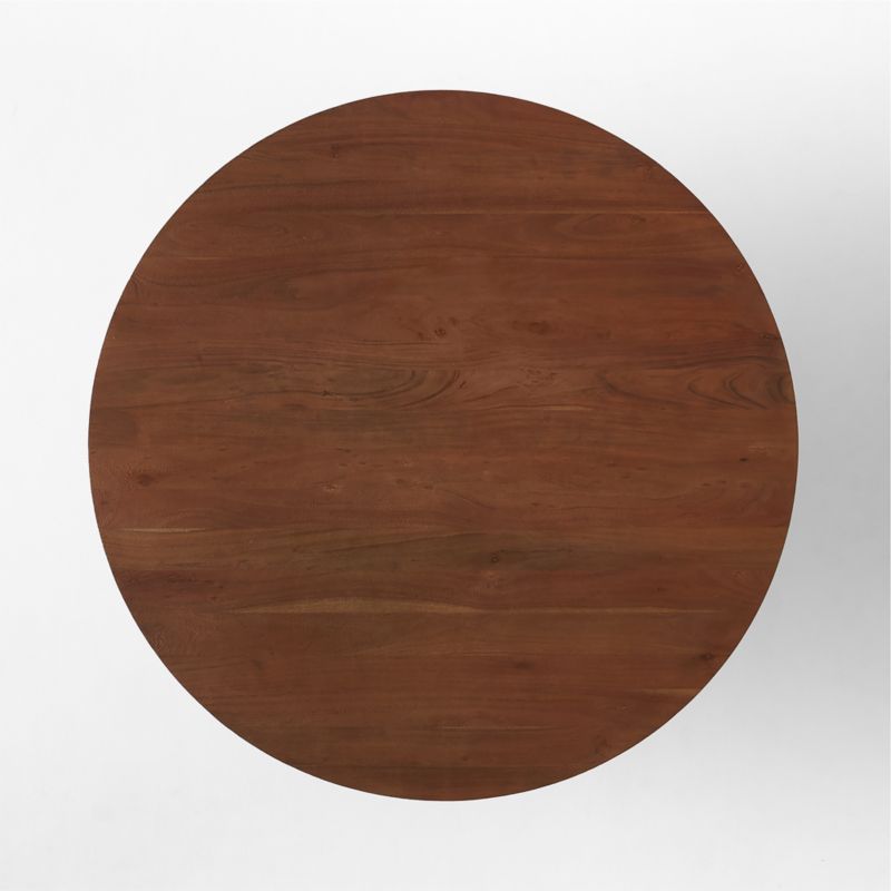 Lotto 60" Round Acacia Wood Dining Table - image 6 of 8