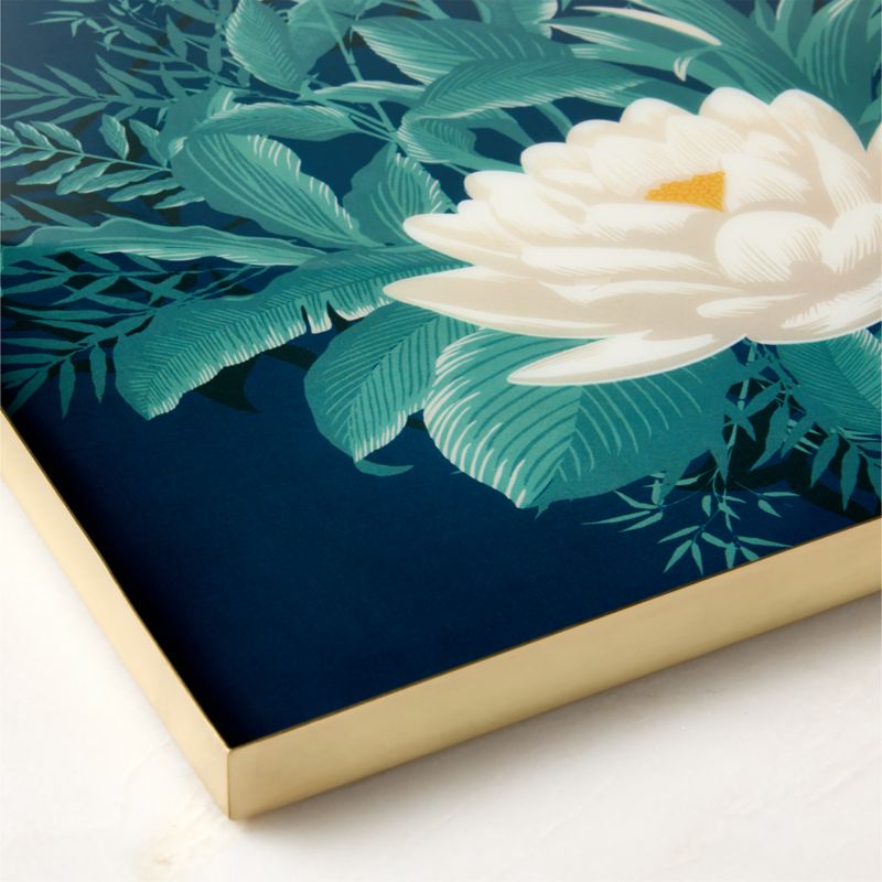 Lotus Enamel Serving Tray - The White Lotus - image 5 of 6