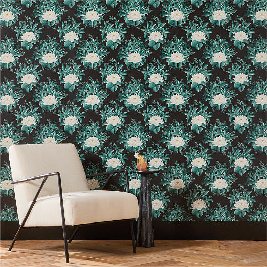 Palm Leaf Wallpaper Brown