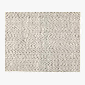 Larso Hand-Tufted Wool-Blend White Area Rug