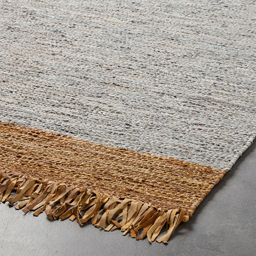 Natural Leather Dressage Area Rug 5'x8'