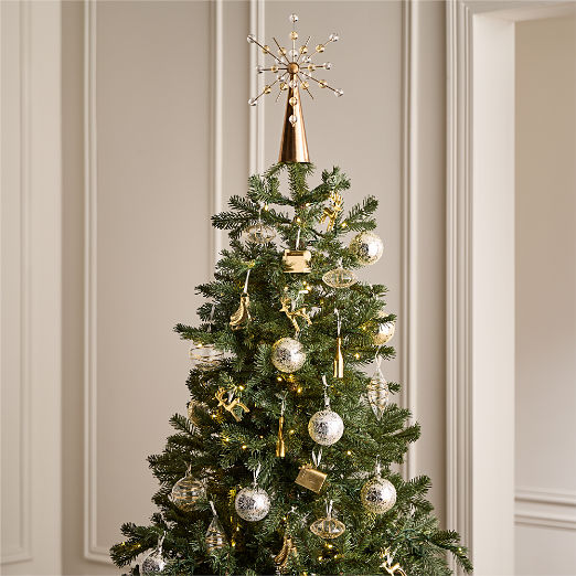 Unlacquered Brass Ornament Set of 4
