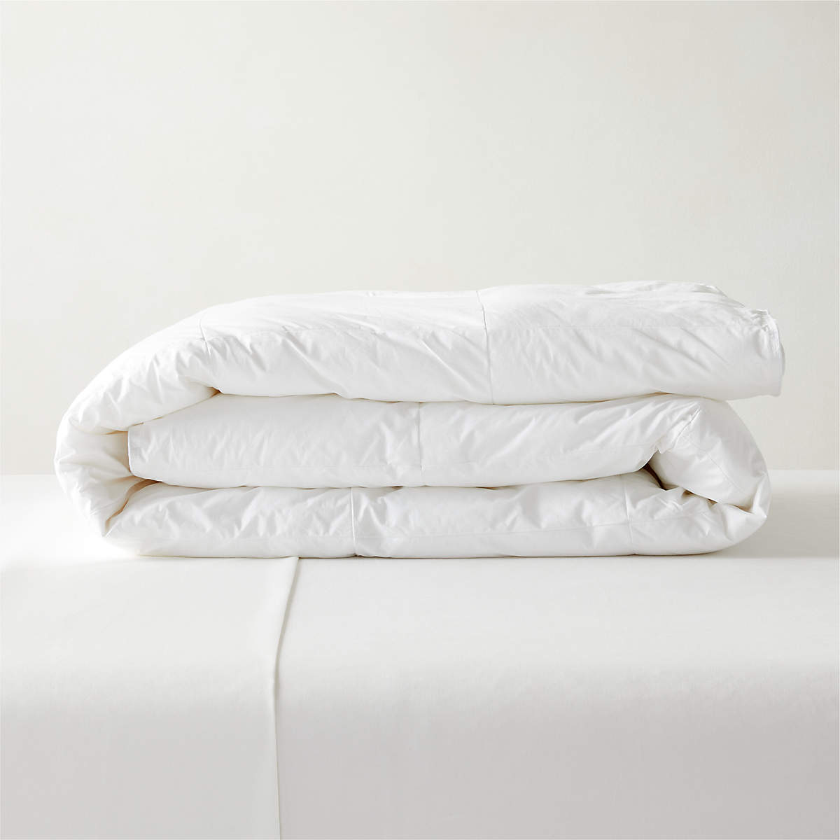 Hypoallergenic Lightweight Down-Alternative KING Duvet Insert + Reviews | CB2