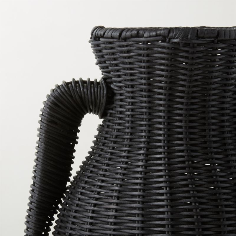 Luana Woven Black Vase Small - image 4 of 8