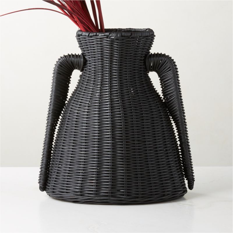 Luana Woven Black Vase Small - image 3 of 8