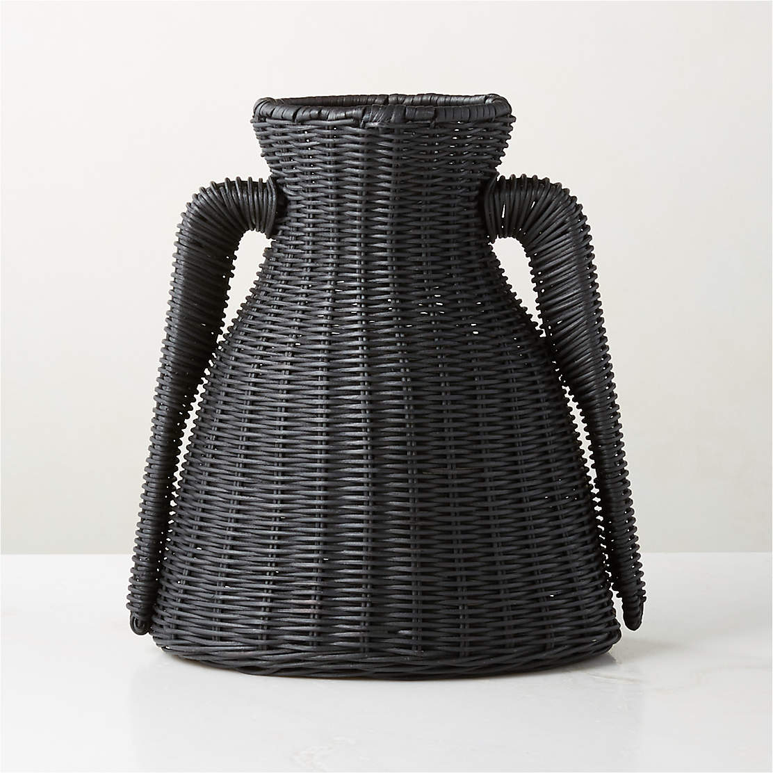 Victoria Modern Black Terracotta Vase + Reviews CB2 Canada