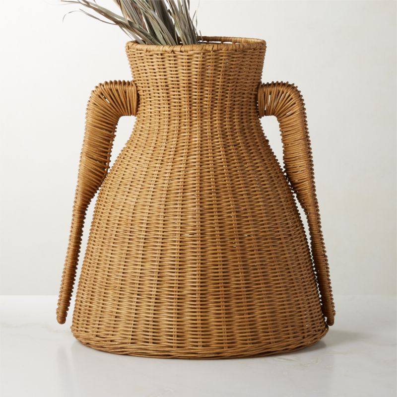 Luana Woven Natural Vase Medium - image 3 of 6