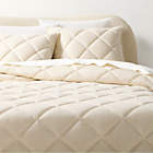 Alto White Organic Cotton Full/Queen Quilt