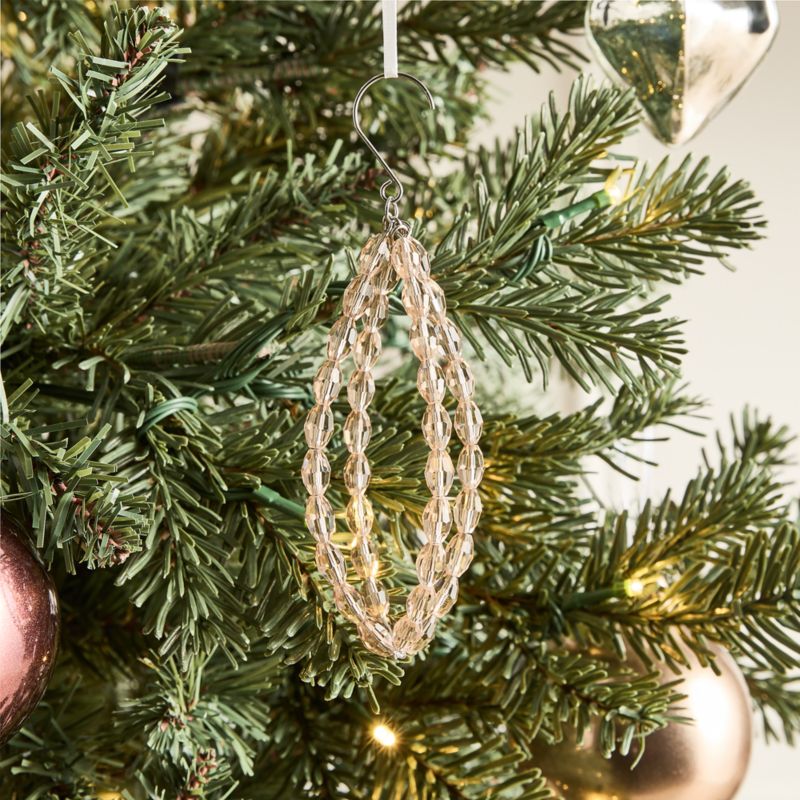 Lucia Amber Glass Christmas Tree Ornament - image 1 of 4