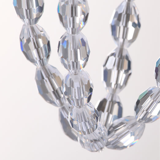 Lucia Clear Glass Christmas Tree Ornament Set of 8