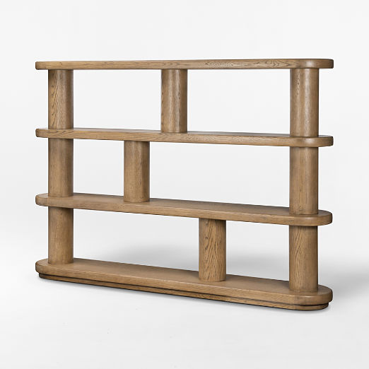 Luciana Smoked Oak Bookcase