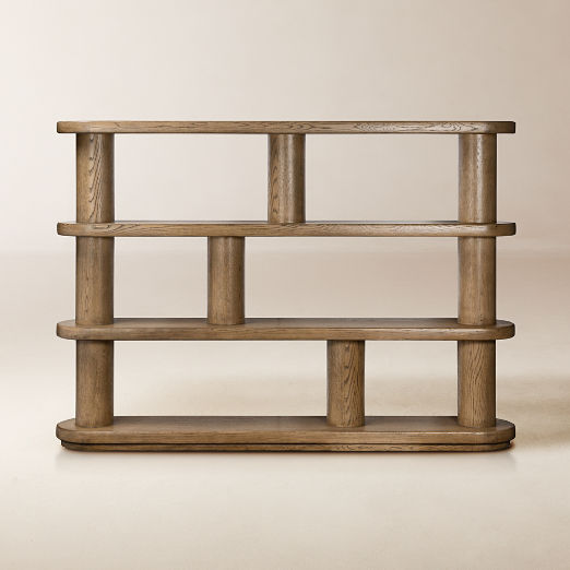 Luciana Smoked Oak Bookcase