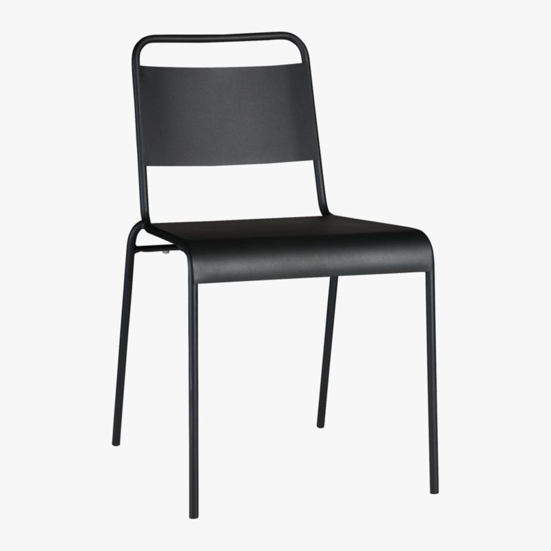 Lucinda Black Stacking Chair Set of 4 - image 4 of 7