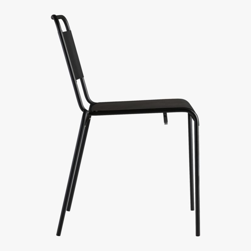 Lucinda Black Stacking Chair Set of 4 - image 5 of 7