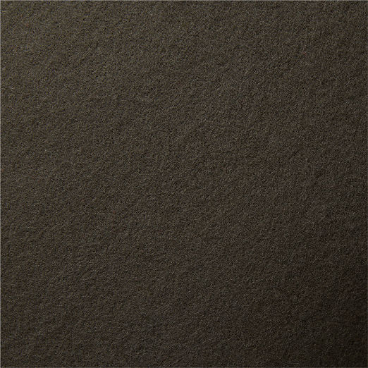 Lucy Charcoal Grey Merino Wool Throw Pillow Cover 20"x20"