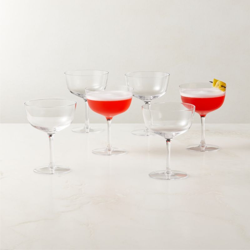 Ludlow Coupe Glasses Set of 6 - image 0 of 3