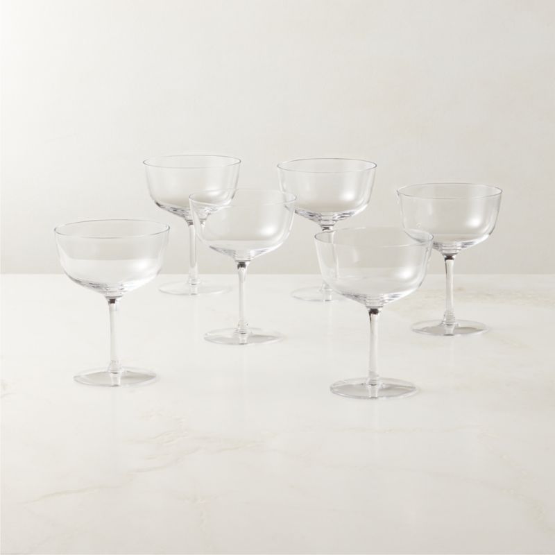 Ludlow Coupe Glasses Set of 6 - image 1 of 3