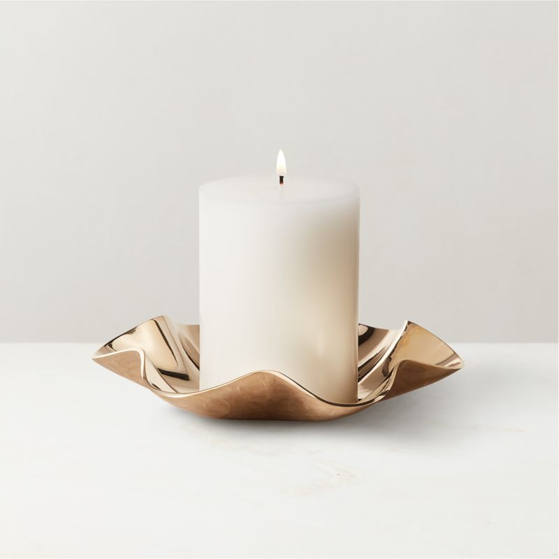 Lulu Polished Brass Catchall Dish - image 5 of 12