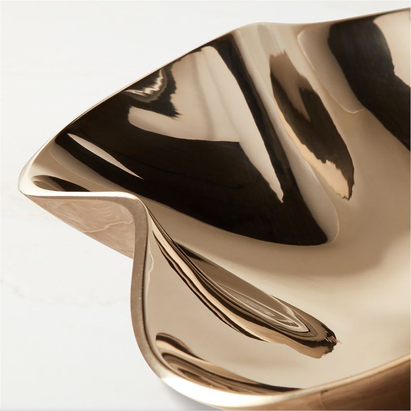 Lulu Polished Brass Catchall Dish - image 3 of 12