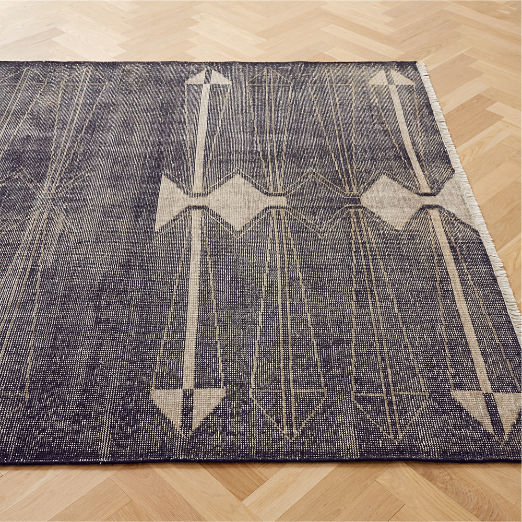 Luma Hand-Knotted Black New Zealand Wool Area Rug by Ackerman