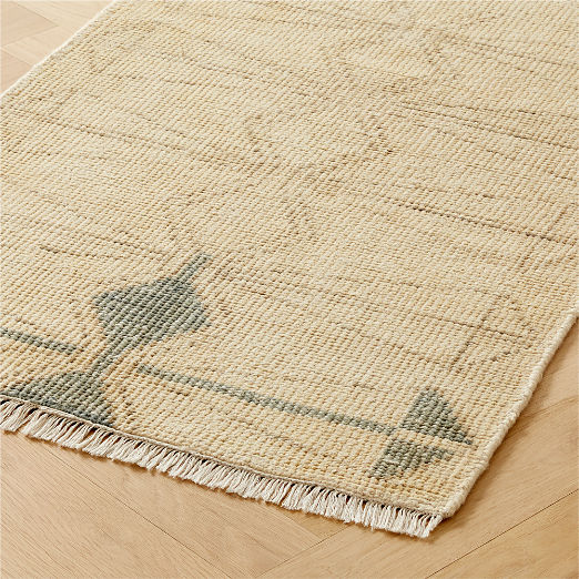 Luma Hand-Knotted Ivory New Zealand Wool Runner Rug 2.5'x8' by Ackerman