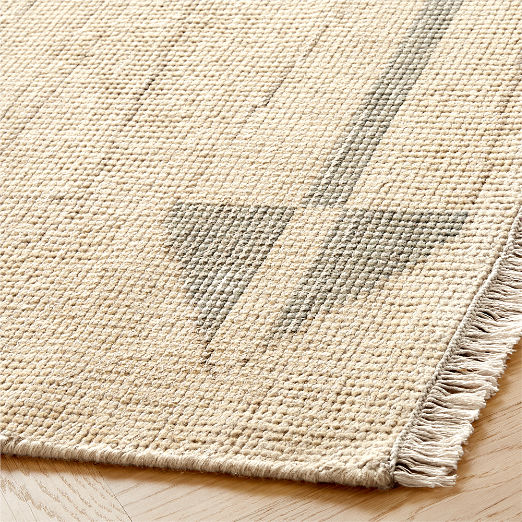 Luma Hand-Knotted Ivory New Zealand Wool Area Rug 9'x12' by Ackerman
