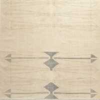 Luma Hand-Knotted Ivory New Zealand Wool Rug Swatch 12"x12" by Ackerman