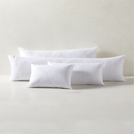 Hypoallergenic Down-Alternative Lumbar Pillow Insert 18"x12"