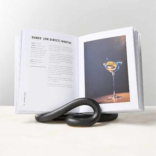 Lumbra Black Ceramic Bookstand